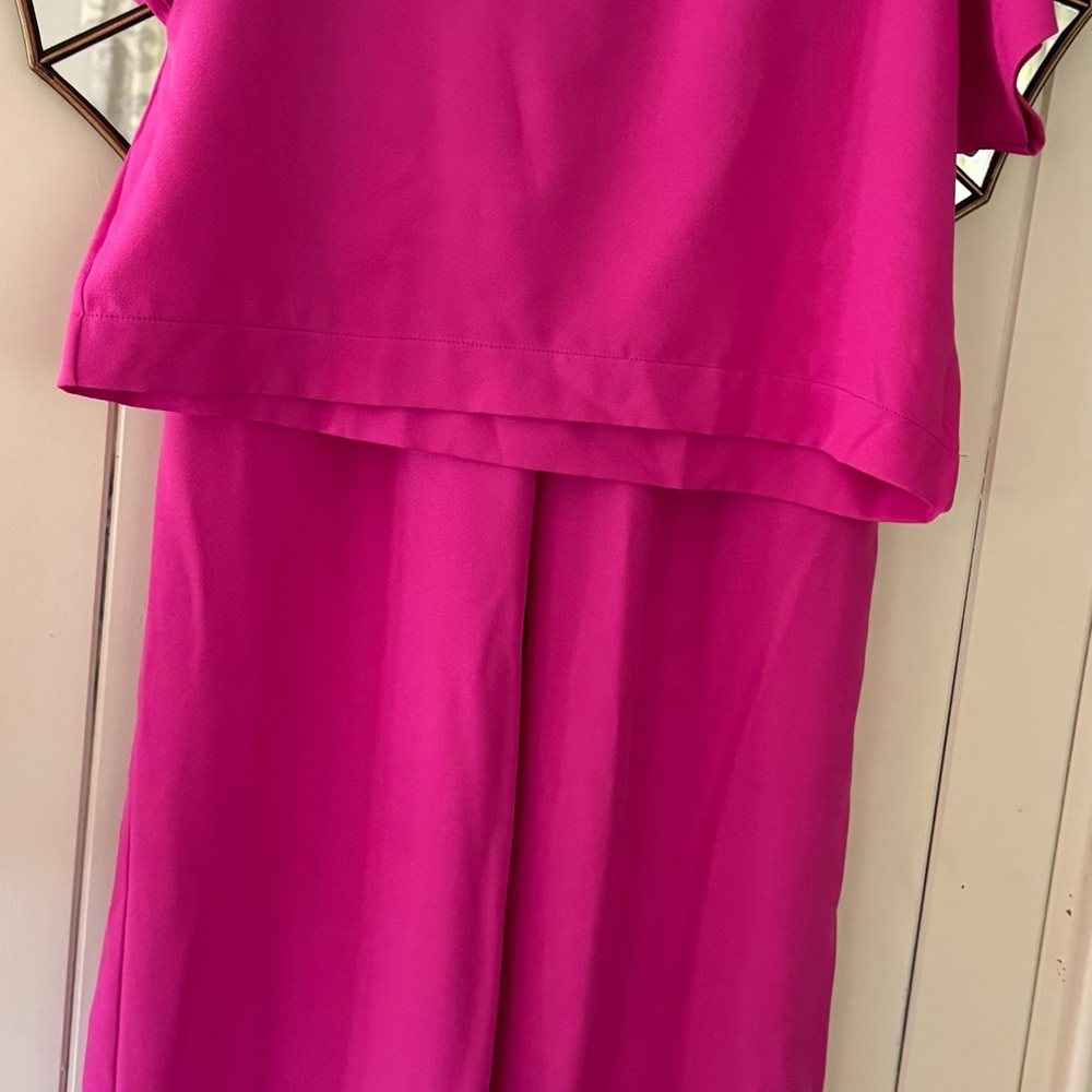 Vibrant Pink Two-Piece Set